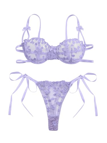 Image of Lilosy Sexy Lingerie Set 2 Piece Women Bra and Panty