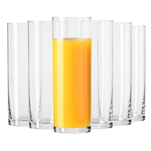 Krosno Verre à Boisson Eau | Lot 6 Verres | 200 ml | Pure Collection | A Destination des Particuliers et des Professionnels, au Quotidien comme dans le Domaine Êvénementiel | Lavable au Lave-vaisselle