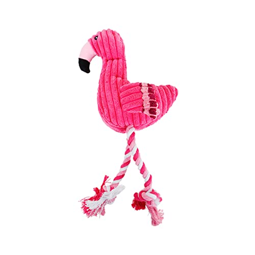 用 犬 おもちゃ 小さい 子犬 きしむ フラミンゴ ペット 用品 コットン ロープ ぬいぐるみ