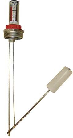 Therma Level Gauge, 36"D, 10.5"Extn, 2"NPT