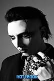  Notebook : Marilyn Manson College Ruled Notebook Template Thankgiving Notebook 100 Pages #822