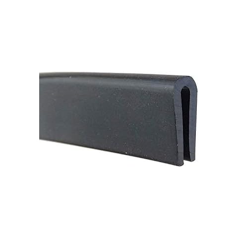 M M SEALS Edge Trim Rubber, Fits Edge up to 1/16 inch (1.6mm), Length 10 Feet (3.05 Meter) Cover