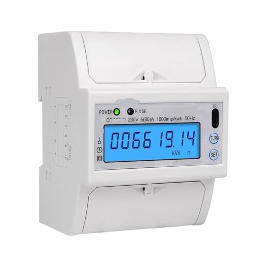 Pd͌v 230V AC RS485 Modbus d͏ʌv dd d͌v j^[ obNCgt DIN[(Display only kWh)