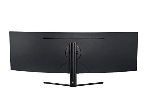 Image of Monoprice Curved Gaming Monitor - 49 Inch, 120Hz, 4ms, 5120x1440p, 32:9, DQHD, 1800R, Adaptive Sync, VA with Quantum LCD - Dark Matter Series