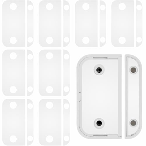 Image of Adhesive Replacement Tape for Ring Alarm Contact Sensors & Magnets - Pre-Cut Double-Sided Tape, No Cutting Needed, Easy Installation | Includes 8 Sensor Pads + 8 Magnetic Pads (16 PCS White)