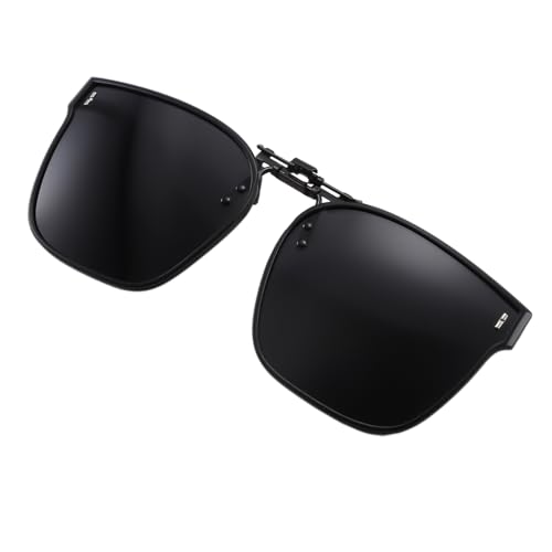 Long Keeper Clip On Sonnenbrille Polarisiert Sonnenbrillen Aufsatz Brille für Damen Herren Sonnenbrille Zum Aufstecken Nachtfahrbrille Clip mit UV400 Schutz (Dunkelgrau) Long Keeper Clip On Sonnenbrille Polarisiert Sonnenbrillen Aufsatz Brille für Damen Herren Sonnenbrille Zum Aufstecken Nachtfahrbrille Clip mit UV400 Schutz (Dunkelgrau)