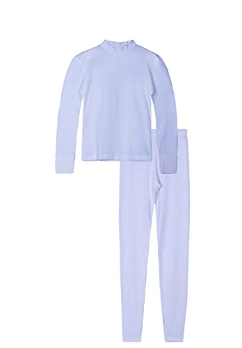 Women Cotton Thermal Underwear Set, Base Layer Winter Comfy Soft Knit Thermals Long John Pajamas Thermal Underwear Set(S,White) #TOP14