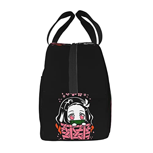 Frenchsh Anime Lunch Bag Portable Tote Meal Box For Adult Men Women Boys And Girls Work Picnic Or Travel, One Size #TOP3