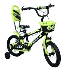 Felix Cox 14X2.40 Single Seat with Training Wheel Bicycle 14 Inch Suitable for Boys and Girls 3 to 5 Years