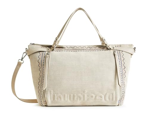 Desigual sac à main sac à épaule bandoulière Bols Regasita Hand Bag Lino beige