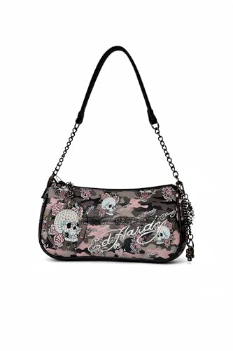 ED HARDY Womens Shoulder Crossbody Bag (Rebel Rose Camo)