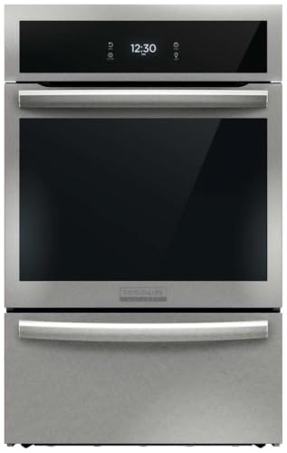 Frigidaire Gallery 24 in. Single Gas Built-in Wall Oven with Air Fry Self-Cleaning in Stainless Steel GCWG2438AF