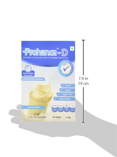 Prohance D Dietary Supplement for Diabetes Management Vanilla, 200 g - Image 9 thumbnail