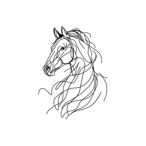 Iron Personalized Horse Wall Art - Rustic Farmhouse Decor