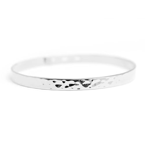 Petits tresors - Jonc Ruban martelé Argent 925 Femme - Gravure Je t'aime Cover