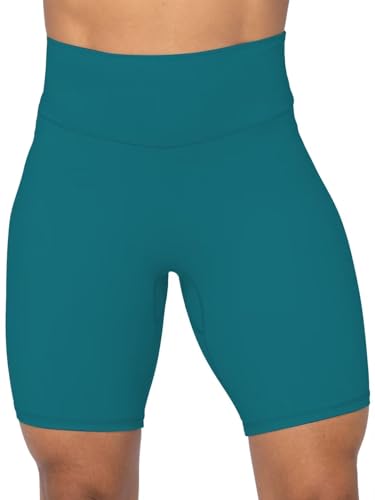 Image of Sunzel No Front Seam High Waist Biker Shorts for Women, Squat Proof Yoga Workout Gym Bike Shorts | 3, 5 Or 8-Inch Inseam, High Waisted, Tummy Control, No Front Seam, Buttery Soft, Compression Fit, Squat Proof