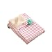 Dualoai Pet Blanket Kennel Pad, Pet Sleeping Pad, Cat Dog Cage Cushion for Puppy Indoor Cats & Small Dogs Kitten, Pink, L