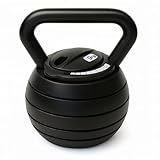 Adjustable Kettlebell Weight Set 9kg & 18kg – Home Gym Fitness Equipment for Full Body Workout, Strength & Muscle Training – Space-Saving Adjustable Kettle Bell for Exercise & Body Toning (Black, 9KG)