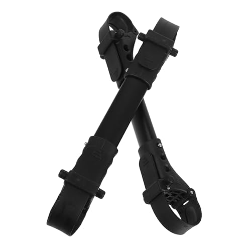 SWOOMEY Conectores para Cochecitos de Ñiño Gemelos, Conector Doble de Aluminio Negro Portátil, para Cochecito de Recién Nacido y Exterior, Adecuado para Paseos y Parque, 2 Piezas