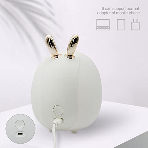 Lámpara de mesa de noche LED de silicona recargable USB miniatura 3