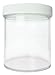 GSC International 43001 Wide-Mouth Polystyrene Jar with Lid, 16oz Capacity