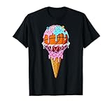 Basketball Hoop Ice Cream Drip Sport Player Boys Girls Youth T-Shirt