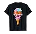 Basketball Hoop Ice Cream Drip Sport Player Boys Girls Youth T-Shirt