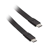 AK-CBUB46-10BK Akasa Compatible Typ C zu Typ C Adapter Kabel PROSLIM - Schwarz