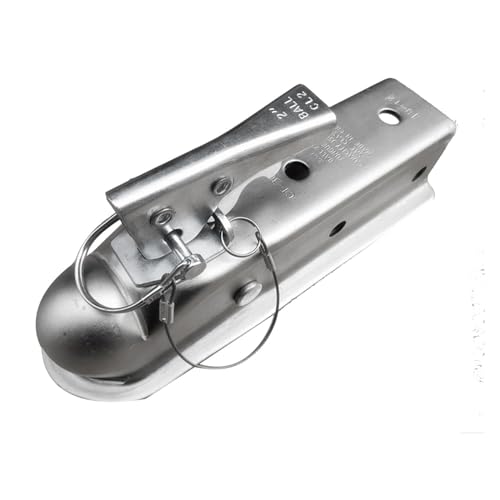 Boule d'attelage et coupleur de remorque 3500 LB haute résistance pour langue droite