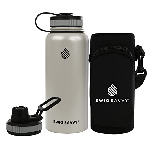 Swig Savvy Sports Water Bottle, Vac…