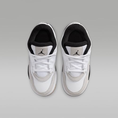 Jordan 4 RM Little Kids' Shoes (White/Neutral Grey/Gum Medium Brown/Black)4