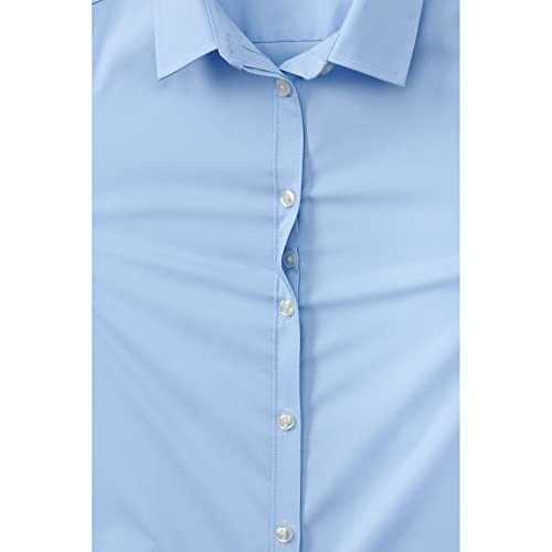 Image of Lands' End School Uniform Girls No Gape Long Sleeve Stretch Shirt