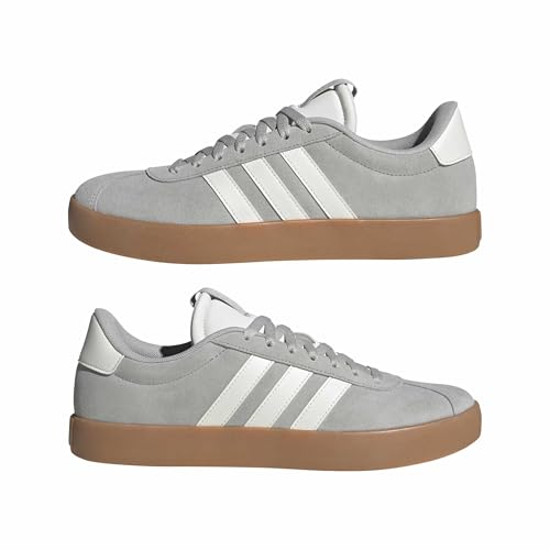 adidas Herren Vl Court 3.0 Shoes, Grey Two/core white/GUM10, 46 EU – Ansicht 9