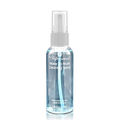 Vanecl Makeup Brush Cleaner - (3.38 oz.) Quick-Dry,Non-Wash,Deep Cleaning Forrmula For Powder-based Makeup Palettes & Pressed Cream Foundations, Bronzers, Concealers, Blushes, Eyeshadows
