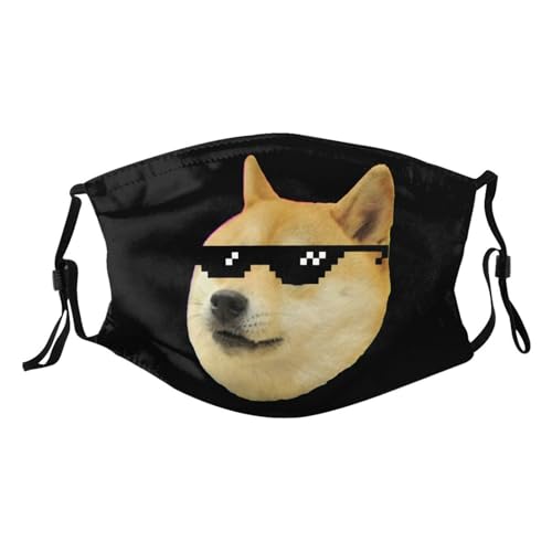 Mr Doge Meme Dog Adult Dust Mask Adjustable Dust Face with 2 Filter69