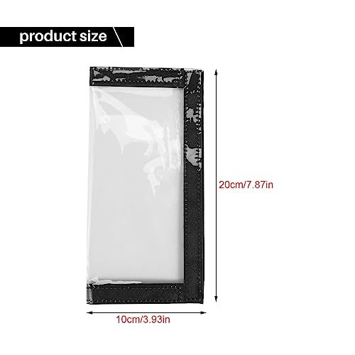 Cubierta para cebo pesca de PVC transparente con protección antienganches 6