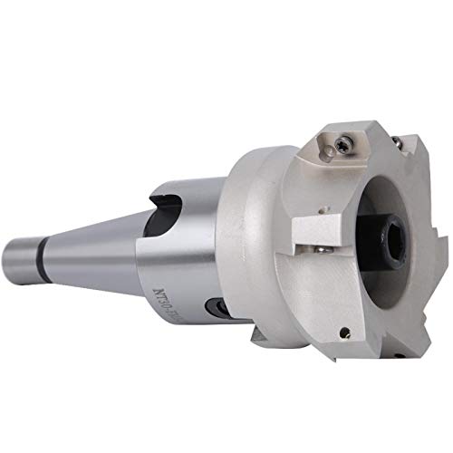 Fresa frontal CNC, plaquitas de fresado APMT1604, porta mandril de pinza, buena resistencia a la oxidación y alta tenacidad BAP400R-80-27-6-flauta para fresadora CNC(#2)