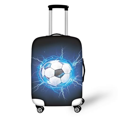 LNXSESN Funda Maleta Cabina Blanca Azul Negro Funda para Maletas Elástico Fundas Maletas de Viaje Lavable Protector de Equipaje con Cremallera Fundas para Maletas de ViajePara 19-21 Pulgadas