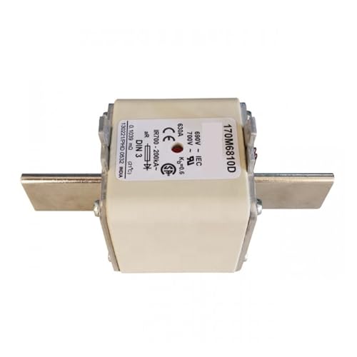 Fusible 170M6810D corps carré pour protection électrique industrielle haute tension - 2