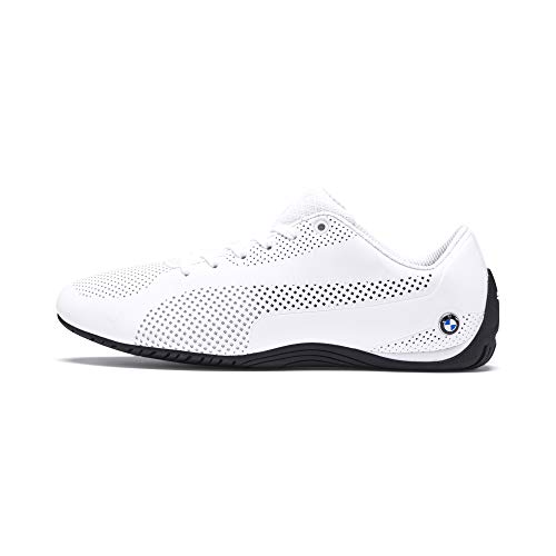 PUMA BMW Ms Drift Cat 5 Ultra 305882 04, Blanco (White Antracita Highriskred), 44 EU Étroit