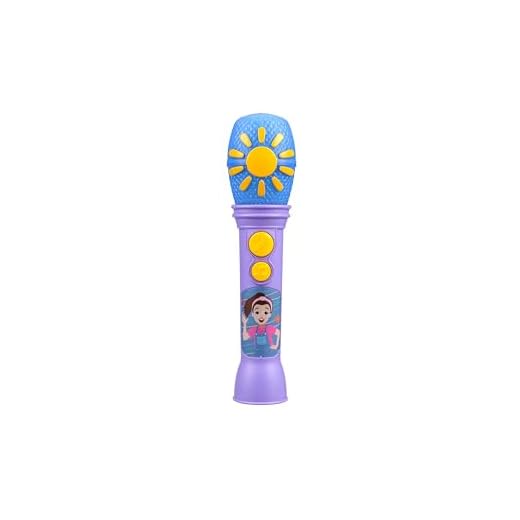 eKids Ms Rachel Toy Microphone for Kids, Includes Built-in Music and Lights, Toddler Toys for Ages 18 Months and Up (Purple)