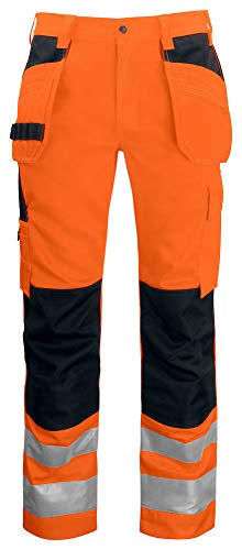 Tour de taille haute visibilité homme idéal pour les chantiers orange noir