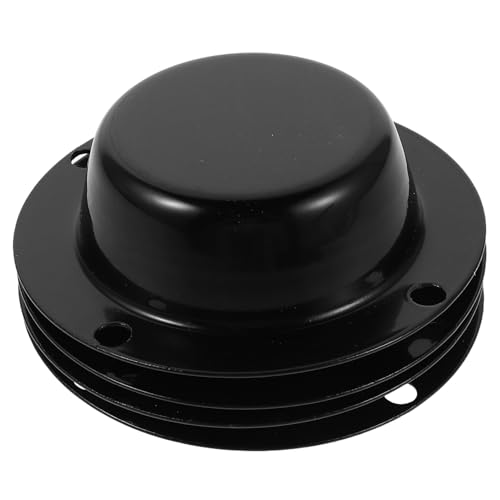 Cache-moyeu de roue noir YARNOW pour protection et décoration de jante de voiture (4 pièces)