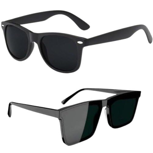 Trendy Sunglasses for Men & Women – Rectangular Design | Lightweight Fiber & Plastic Frame |-picture-39