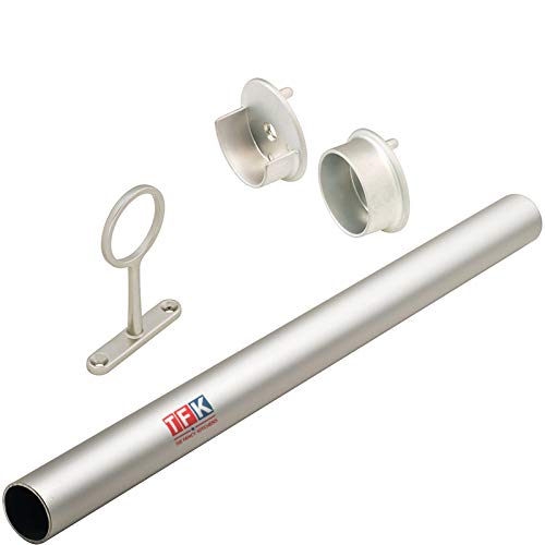 Storage & Organization Closet Rods & Shelves 2 End Supports 1/4,1/2,3/4 Polished Brass Round