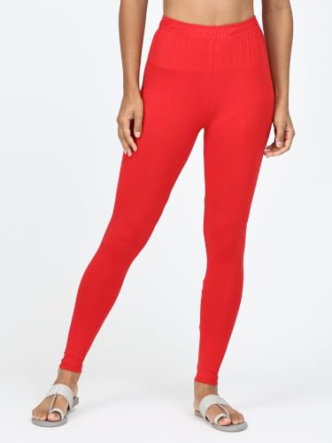 Image of Robinbosky Premium Stretchable Cotton Ankle Legging for Women | Suitable for Formal wear & Casual wear | High-End Elastic Makes The Leggings Squat Proof and Durable for Travel, Yoga, & Workout.