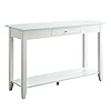 Convenience Concepts American Heritage Console Table with Drawer, White 31v oof0n6L. SS100