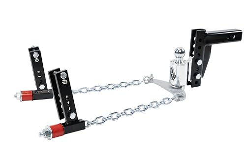 Andersen Hitches Weight Distribution Hitch 2-1/2 Inch Shank 8 Inch Drop 2-5/16 Inch Ball 16K GTWR 3 4 5 6 Inch Brackets Anti-Sway