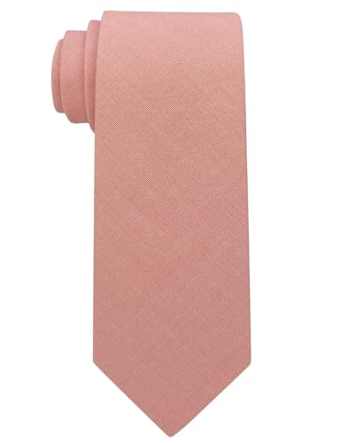 Image of Kebocis Mens Solid Color Cotton Necktie for Men