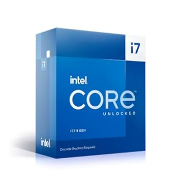 Processador Intel Core i7-13700KF Box (LGA 1700/16 Cores (8 Performance-cores 3.4GHz / 8 Efficent-Cores 2.5GHz/ 24 Threads / 30MB Cache) * S/Cooler S/Vídeo Integrado*